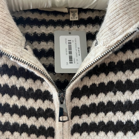 RD Style striped zip cardigan. - Picture 5 of 7